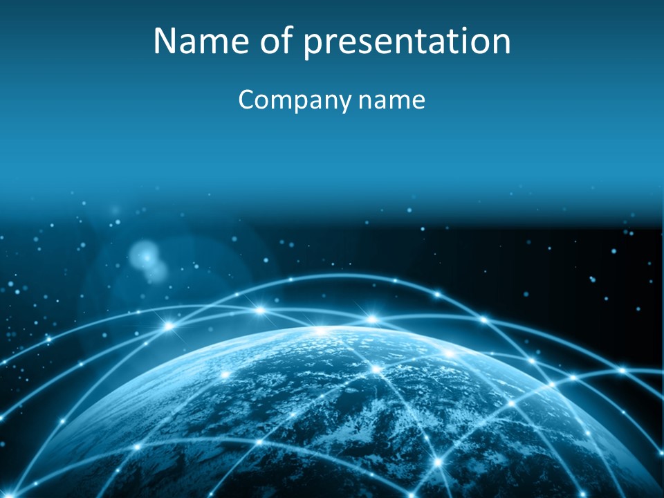 Starlink Global Internet PowerPoint Template