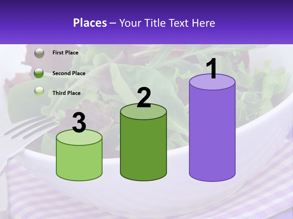 Lettuce Salad PowerPoint Template