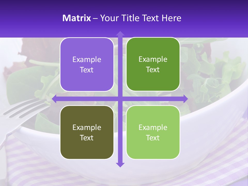Lettuce Salad PowerPoint Template