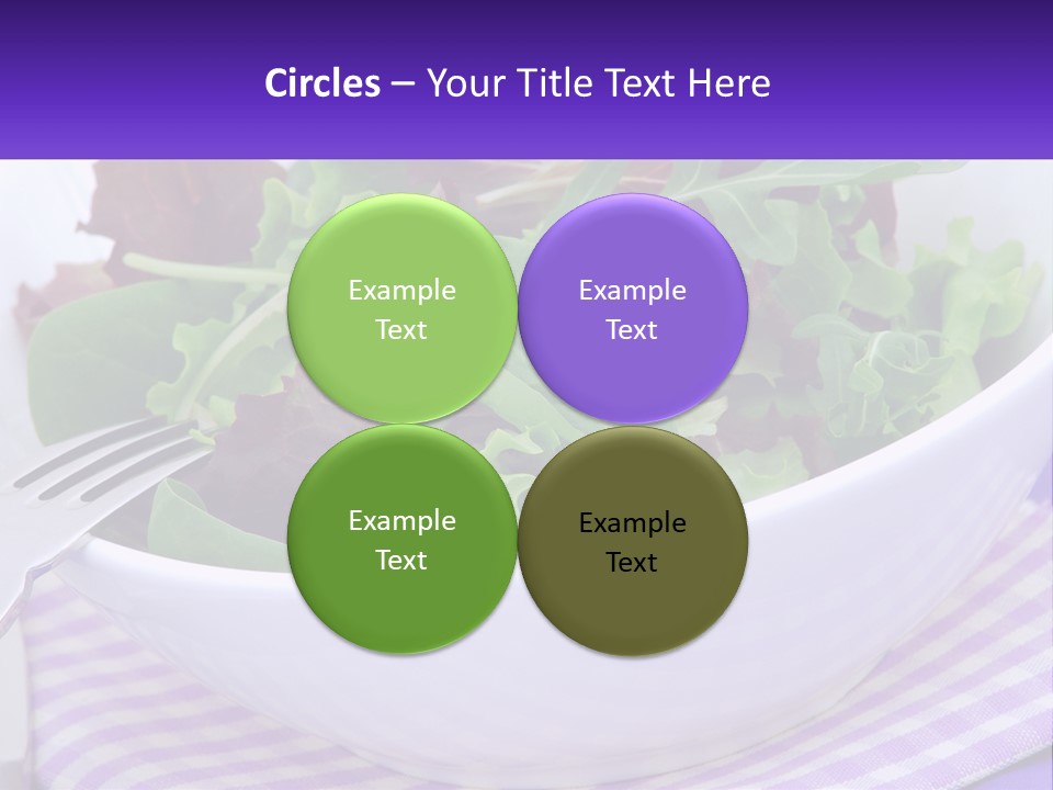 Lettuce Salad PowerPoint Template