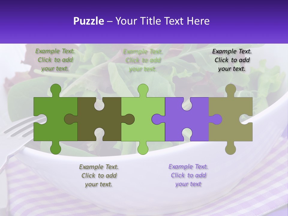 Lettuce Salad PowerPoint Template