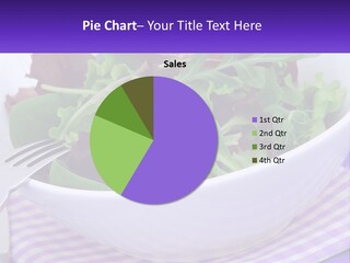 Lettuce Salad PowerPoint Template