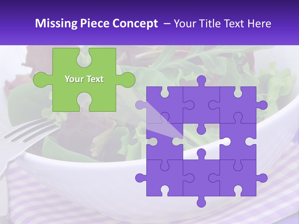 Lettuce Salad PowerPoint Template