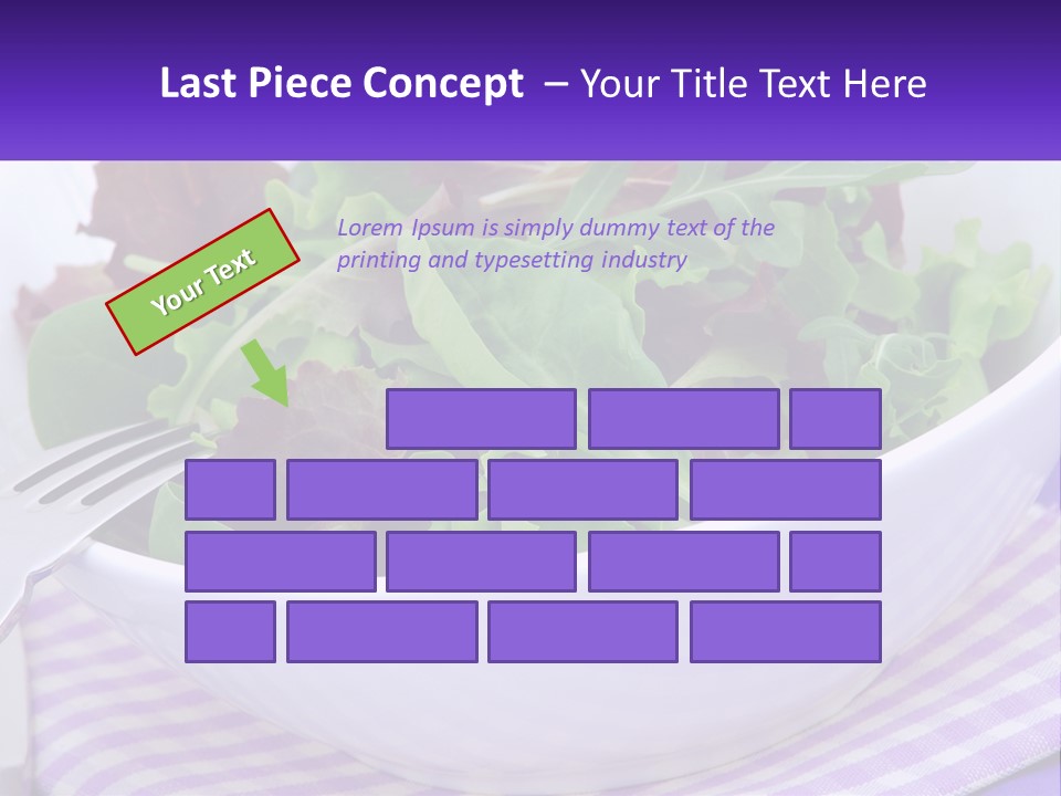 Lettuce Salad PowerPoint Template
