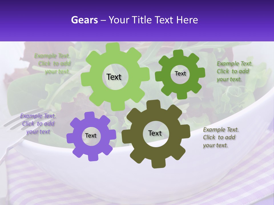 Lettuce Salad PowerPoint Template