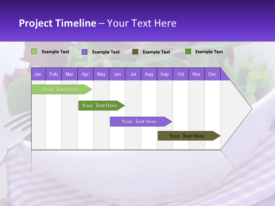 Lettuce Salad PowerPoint Template
