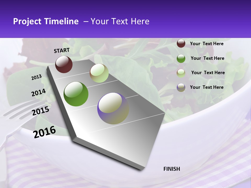 Lettuce Salad PowerPoint Template