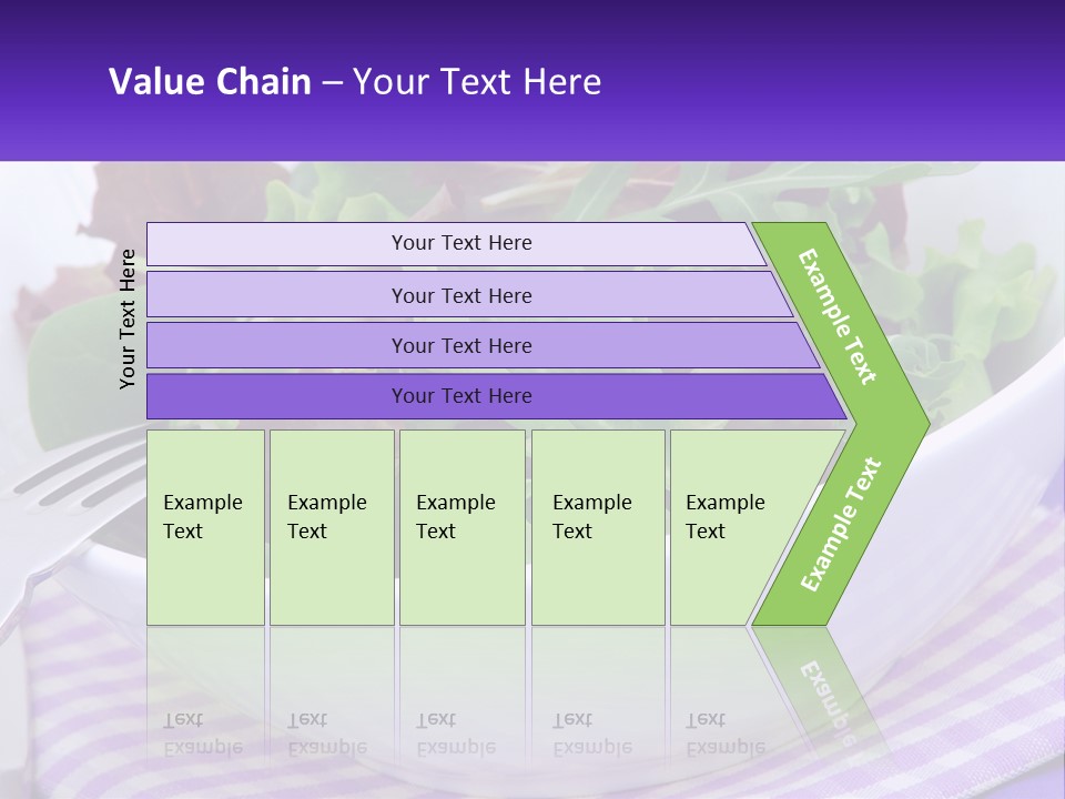 Lettuce Salad PowerPoint Template