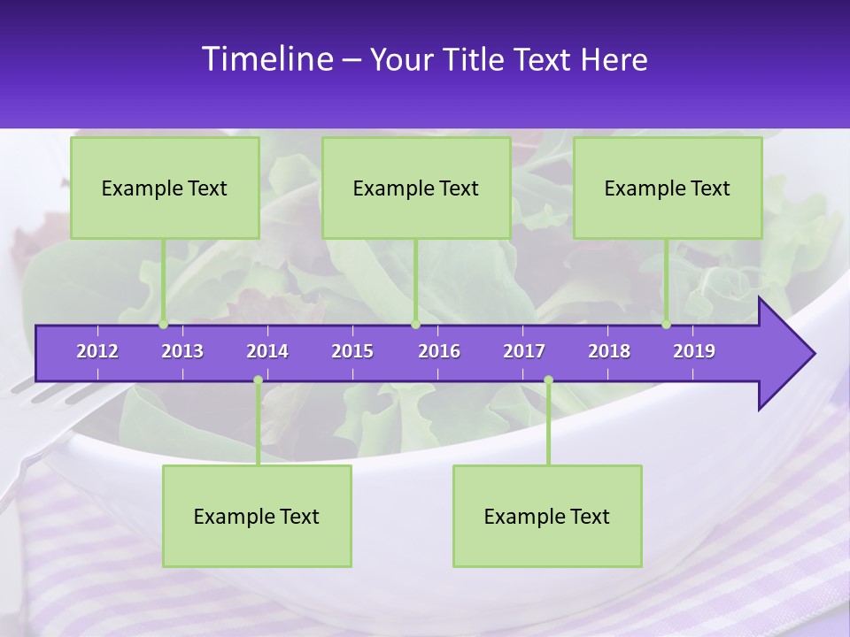 Lettuce Salad PowerPoint Template