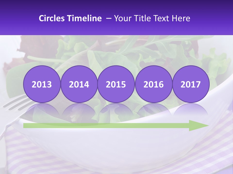 Lettuce Salad PowerPoint Template