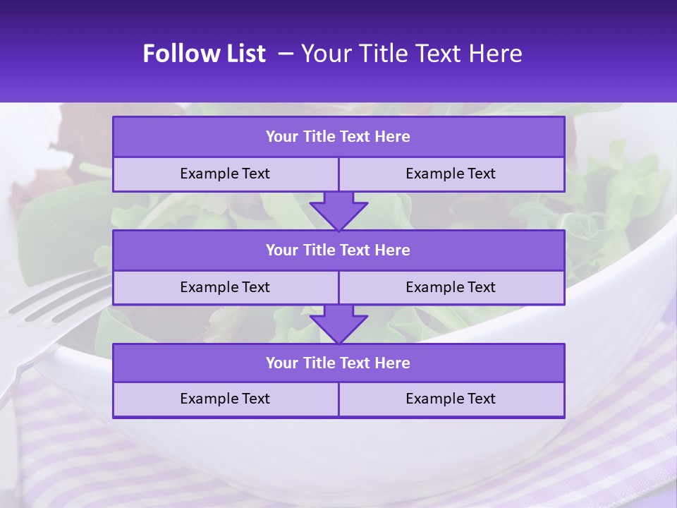 Lettuce Salad PowerPoint Template