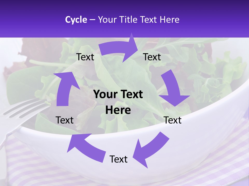 Lettuce Salad PowerPoint Template