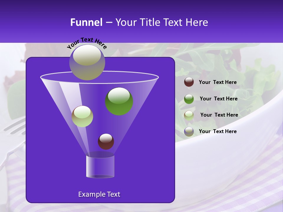 Lettuce Salad PowerPoint Template