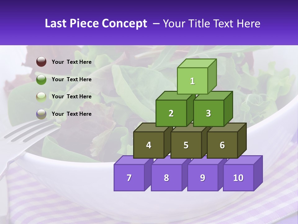 Lettuce Salad PowerPoint Template