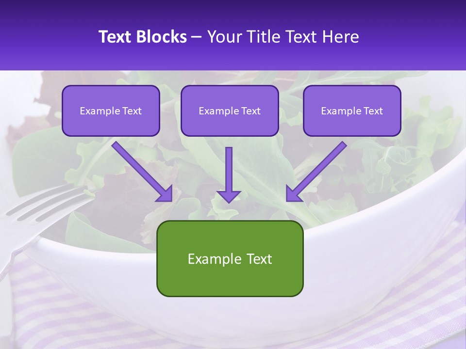 Lettuce Salad PowerPoint Template