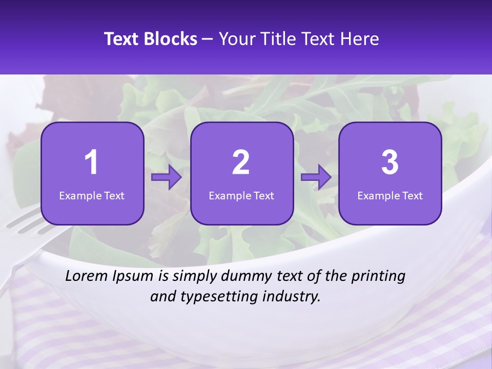 Lettuce Salad PowerPoint Template