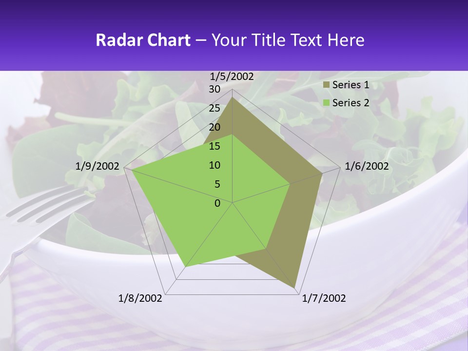Lettuce Salad PowerPoint Template
