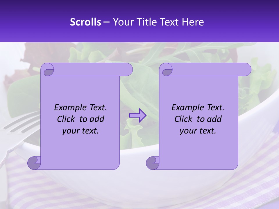 Lettuce Salad PowerPoint Template