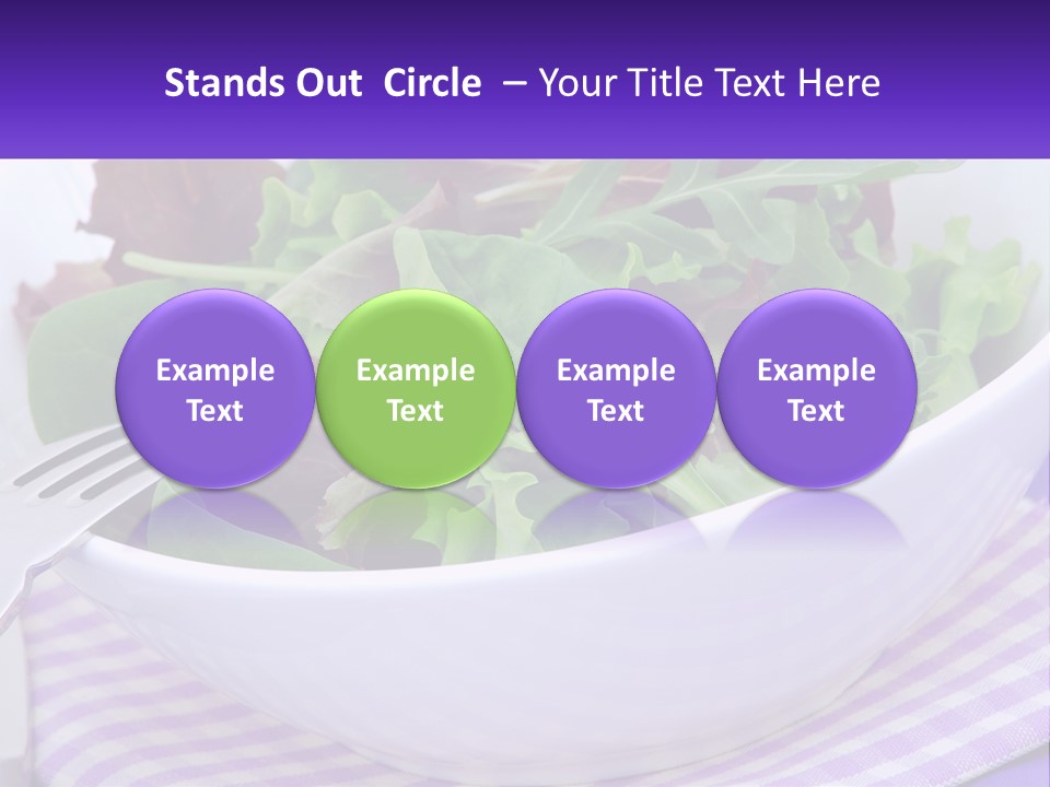 Lettuce Salad PowerPoint Template