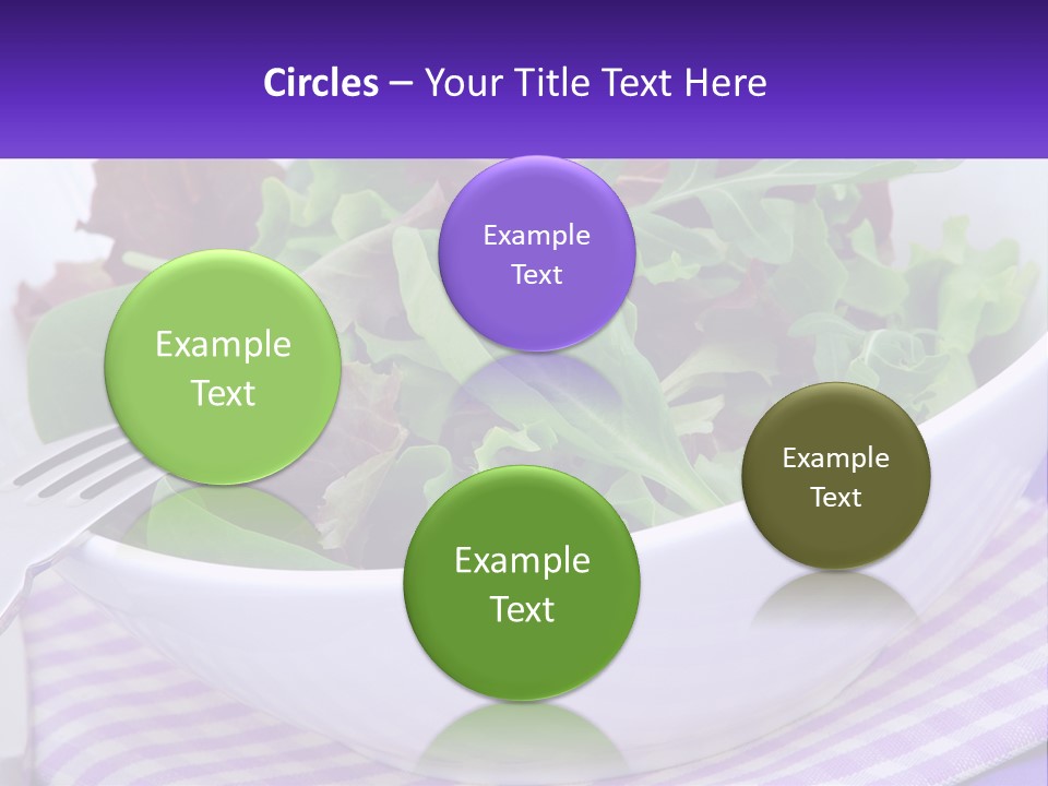 Lettuce Salad PowerPoint Template