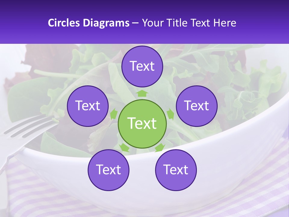 Lettuce Salad PowerPoint Template