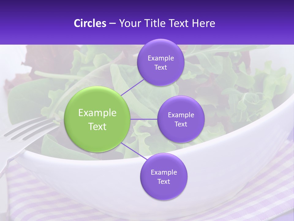Lettuce Salad PowerPoint Template