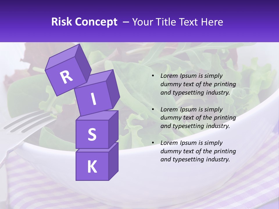 Lettuce Salad PowerPoint Template