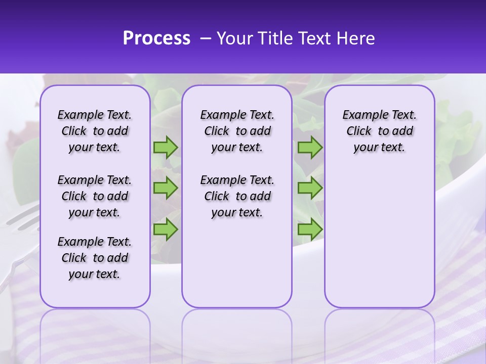 Lettuce Salad PowerPoint Template