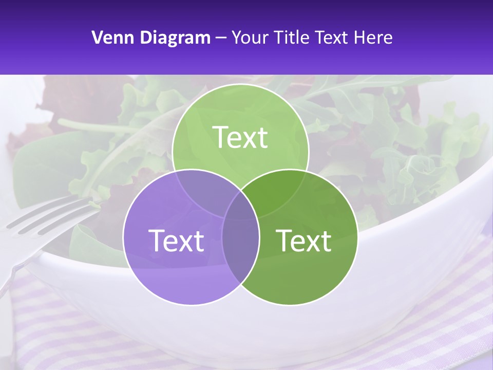 Lettuce Salad PowerPoint Template