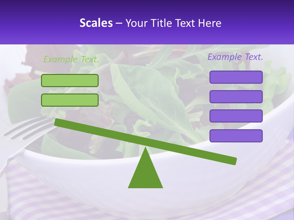 Lettuce Salad PowerPoint Template