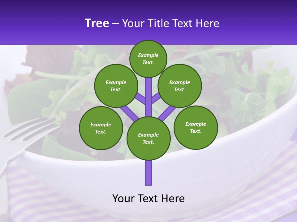 Lettuce Salad PowerPoint Template