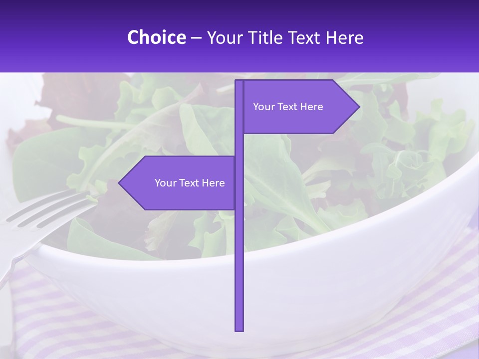 Lettuce Salad PowerPoint Template