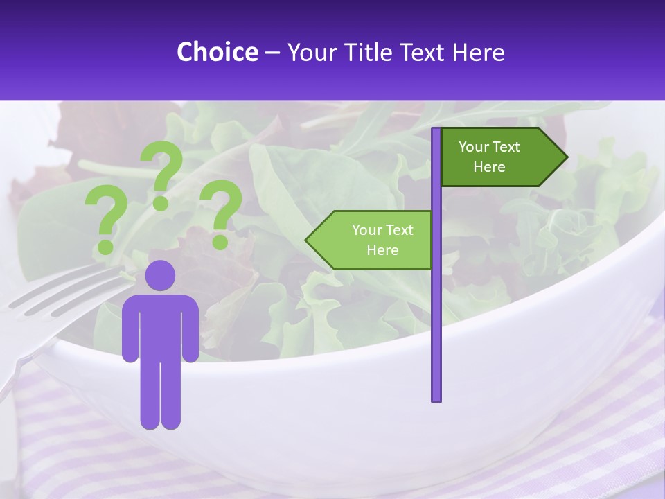 Lettuce Salad PowerPoint Template