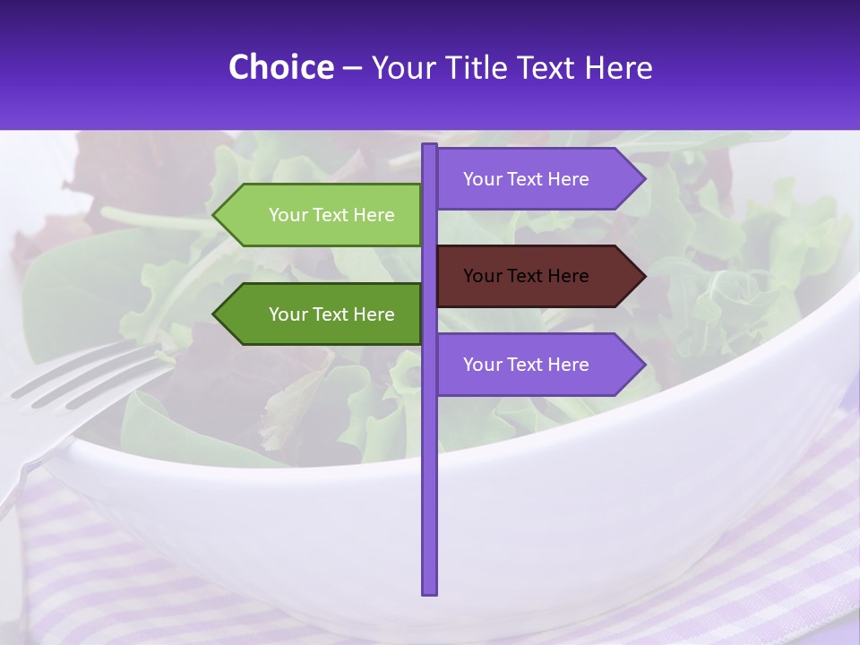 Lettuce Salad PowerPoint Template