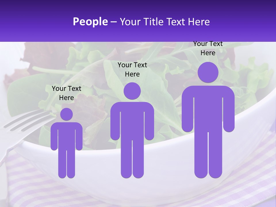 Lettuce Salad PowerPoint Template