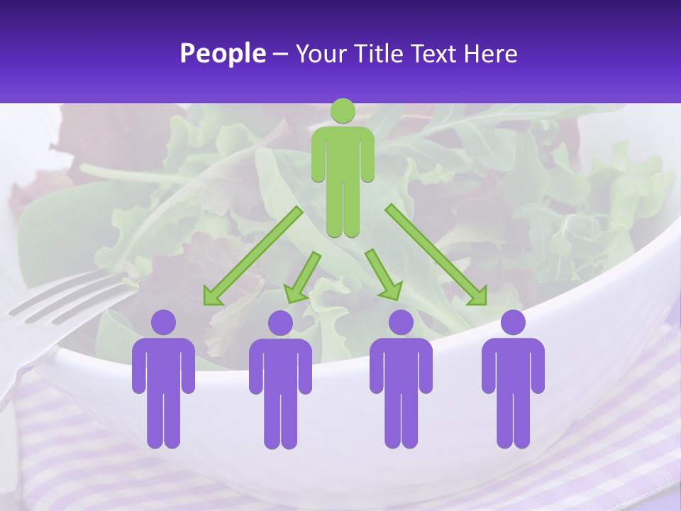 Lettuce Salad PowerPoint Template