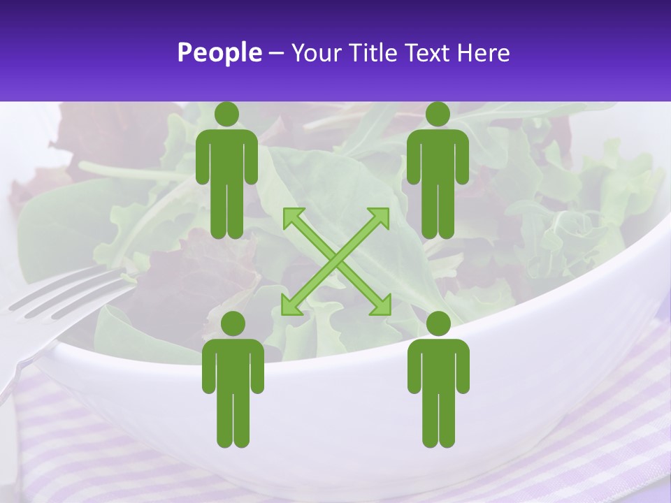 Lettuce Salad PowerPoint Template