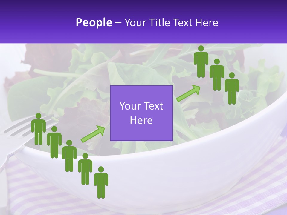 Lettuce Salad PowerPoint Template