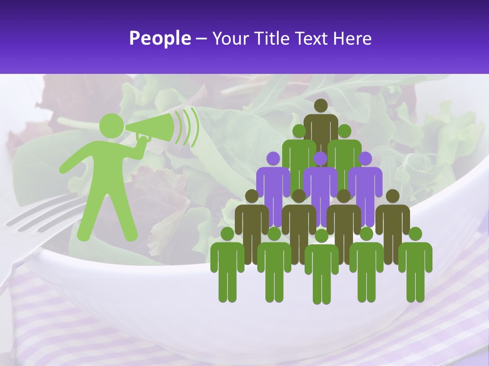 Lettuce Salad PowerPoint Template