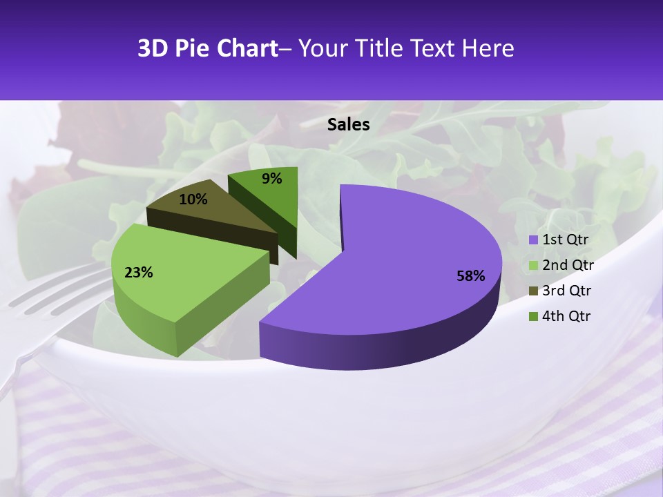 Lettuce Salad PowerPoint Template