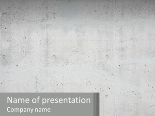 Concrete Wall PowerPoint Template