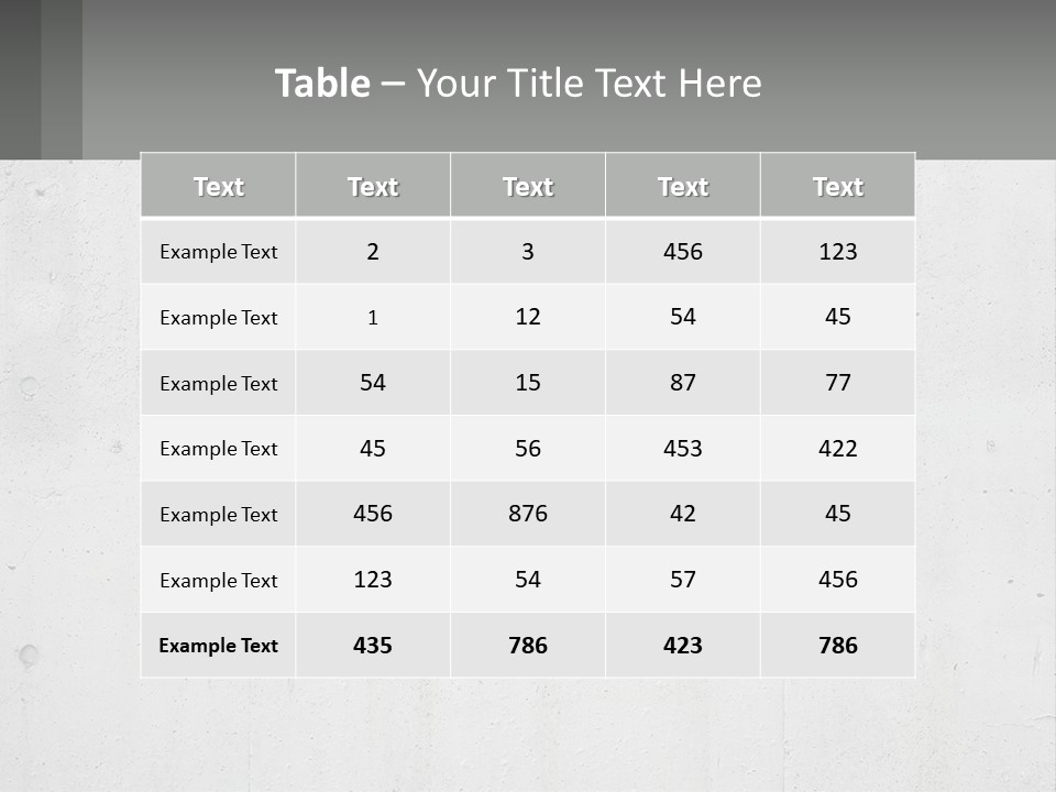 Concrete Wall PowerPoint Template
