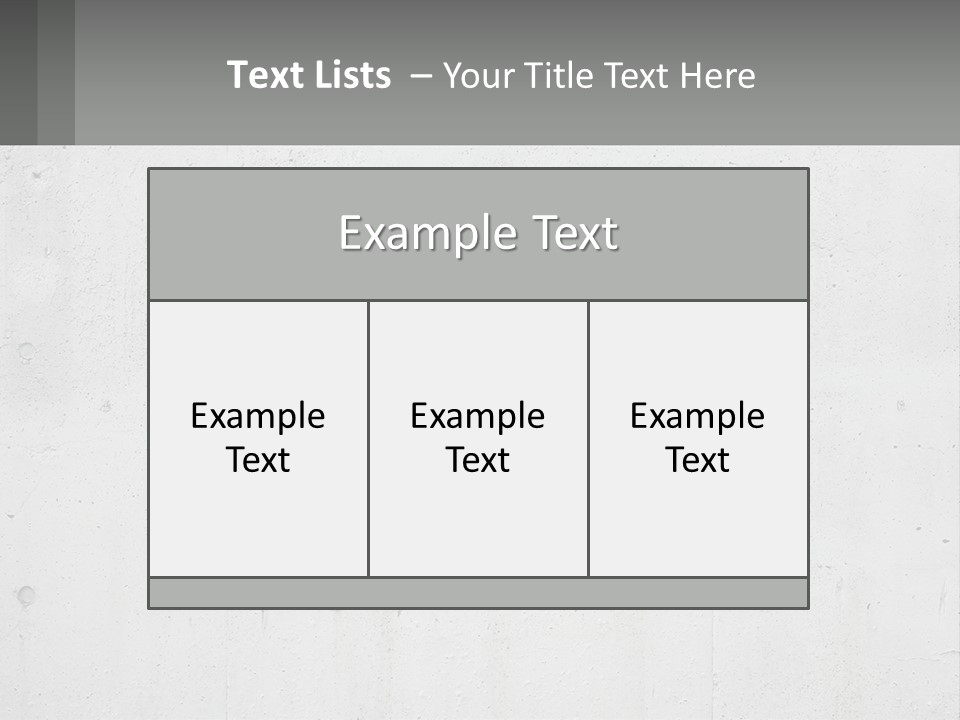 Concrete Wall PowerPoint Template