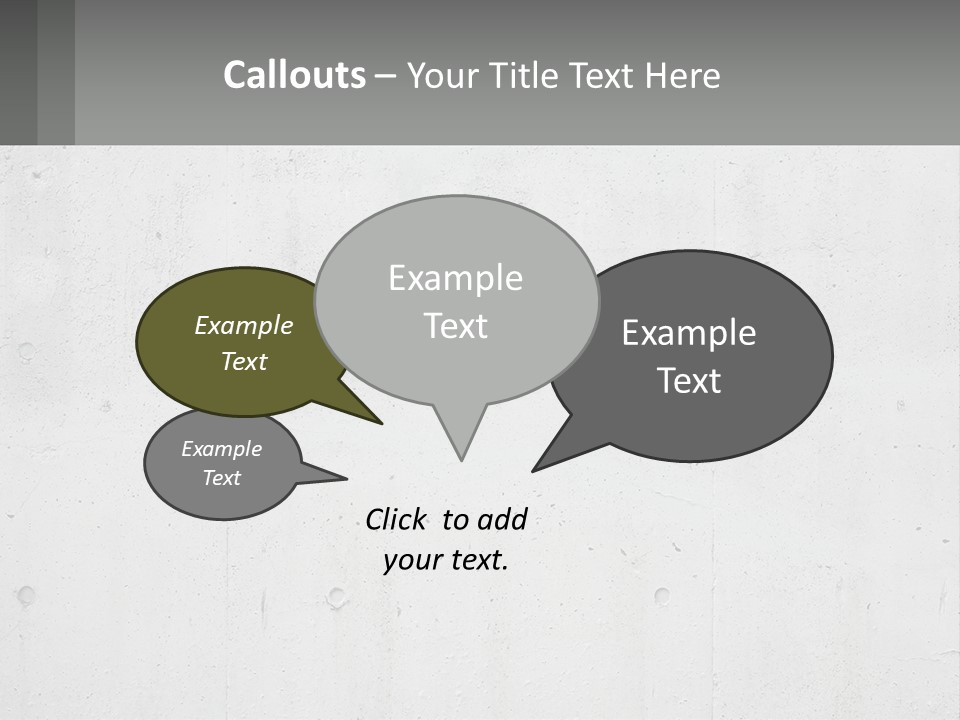 Concrete Wall PowerPoint Template
