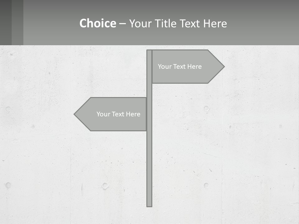Concrete Wall PowerPoint Template