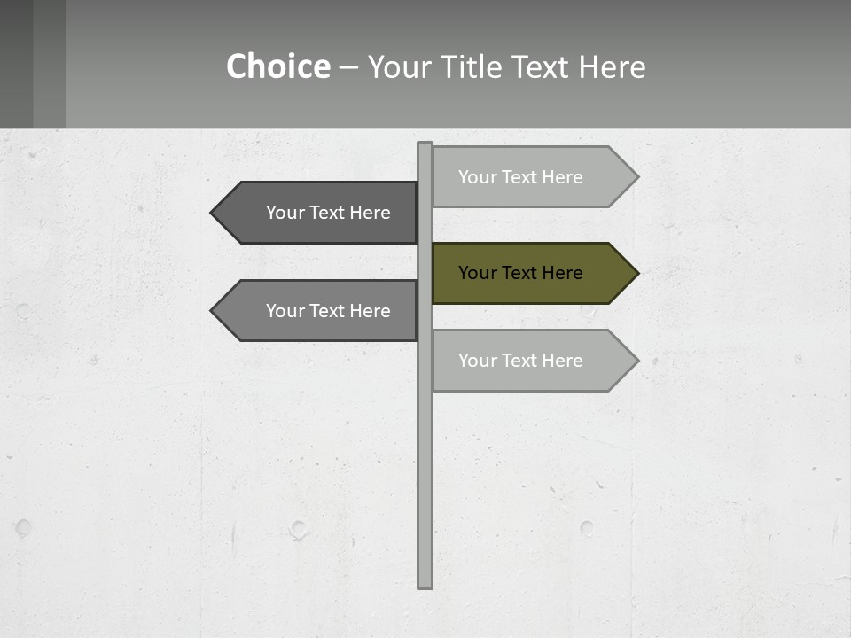 Concrete Wall PowerPoint Template