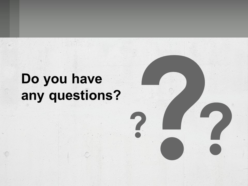 Concrete Wall PowerPoint Template