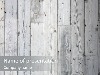 Wooden Wall PowerPoint Template