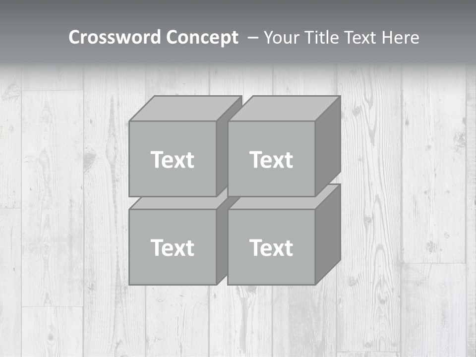 Wooden Wall PowerPoint Template