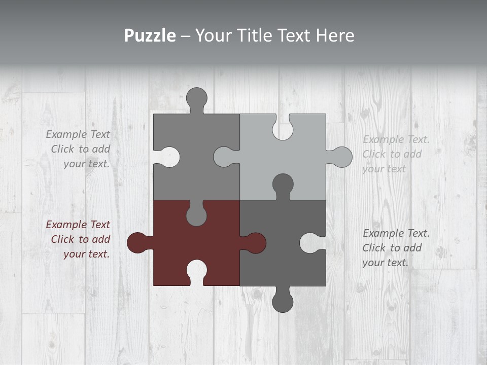 Wooden Wall PowerPoint Template